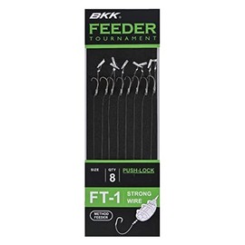 BKK Feeder Tournament FT-1 Push-Lock #10 Tied Feeder Hook
