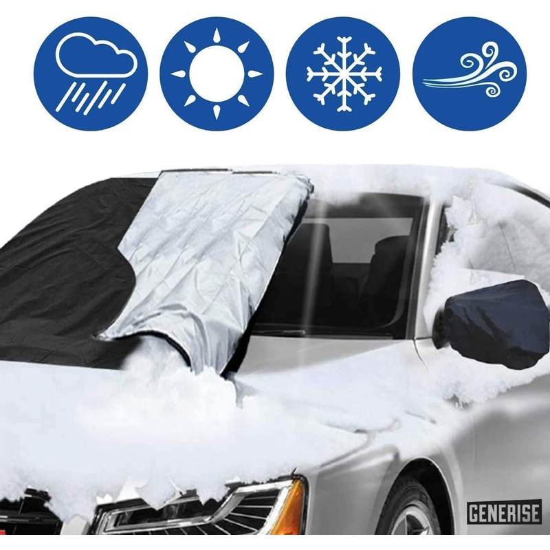 Car Windscreen Cover GENERISE Reversible All Seasons Car Screen Cover