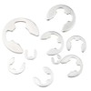 HELVAK E-Clip 100 Pcs Stainless Steel E-Type Snap Ring Repair