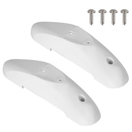 Lomens Wall Heater Base Legs, Wall Heater Floor Mounting Kit Replacement for Mr. Heater MHVFDF20RTT, MHVFDF20BFT, MHVFDF30RTT, MHVFDF30BFT, 80214 - White (2Pack)