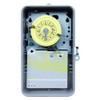 Intermatic T104P 24-Hour Mechanical Time Switch, 208-277 VAC, 60Hz, DPST,