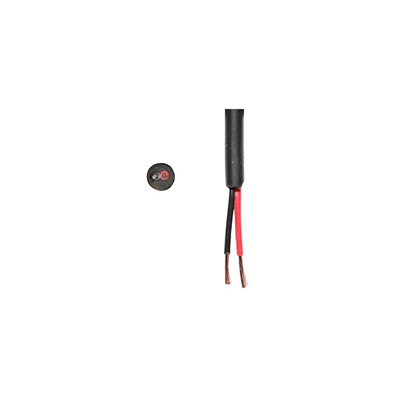 Thin Wall Cable Twin 2 Core 12v 24v Black Red