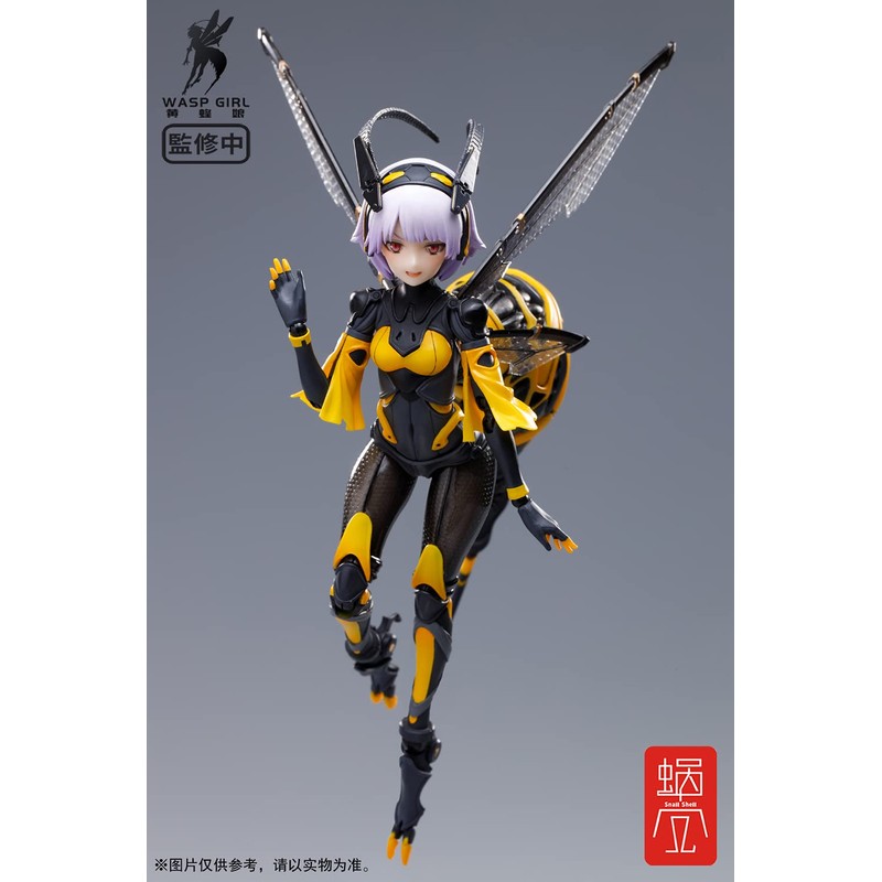 SNAIL SHELL BEE-03W Wasp Girl 1/12 Scale Action Figure