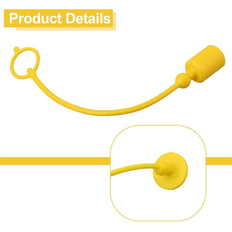 4 Pairs Hydraulic Quick Coupler Dust Cap and Inner Cover