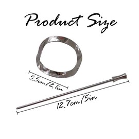 2PCS Vintage Metal Hair Slide Pins Barrettes Geometric Hair Sticks Gold Hair Fork Minimalist Circle Hair Clip Hair Accessories for Women Girls Cair Accessory for Women Girls Long Hair