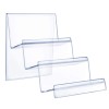 Topbathy 3 Tier Clear Acrylic Wallet Display Stand Holder Handbag