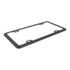 Grand General 60414 Matte Black Powder Coated License Plate Frame