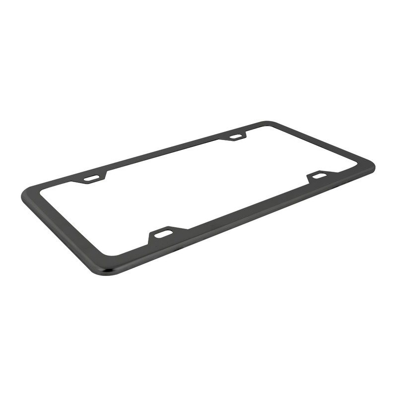 Grand General 60414 Matte Black Powder Coated License Plate Frame