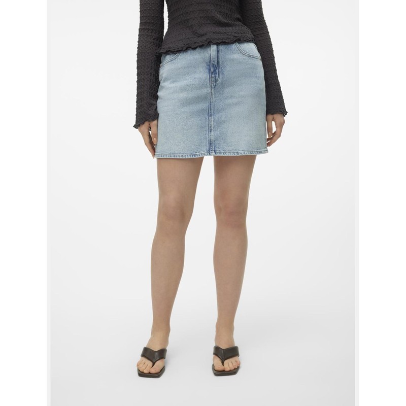 VERO MODA Women's Vmtessa Hr Short DNM Skirt Mix Ga