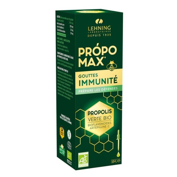 Propolis da Baccharis Propomax Immunité préventive Propolis Verte Bio 30ml