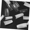 Healvian Wearing Nails Set: 1000pcs Half Cover French Tip False