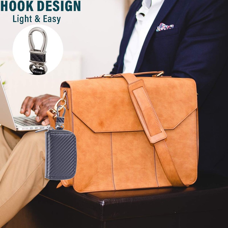 Faraday Pouch for Car Keys, Upgrade Car Key Signal Blocker,
