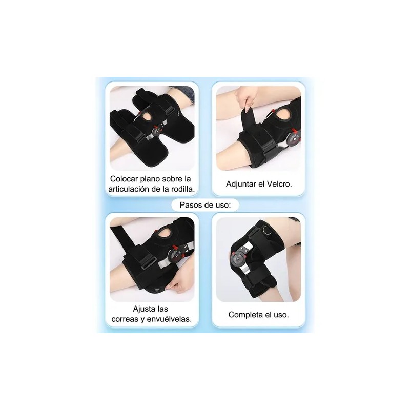 Rodillera Mecanica Postoperatoria Soport Ortopedia Ajustable