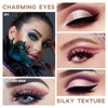 LOKFAR Cream Eye-Shadow Stick, Waterproof Cream Eyeshadow Pen Rotatable Creamy