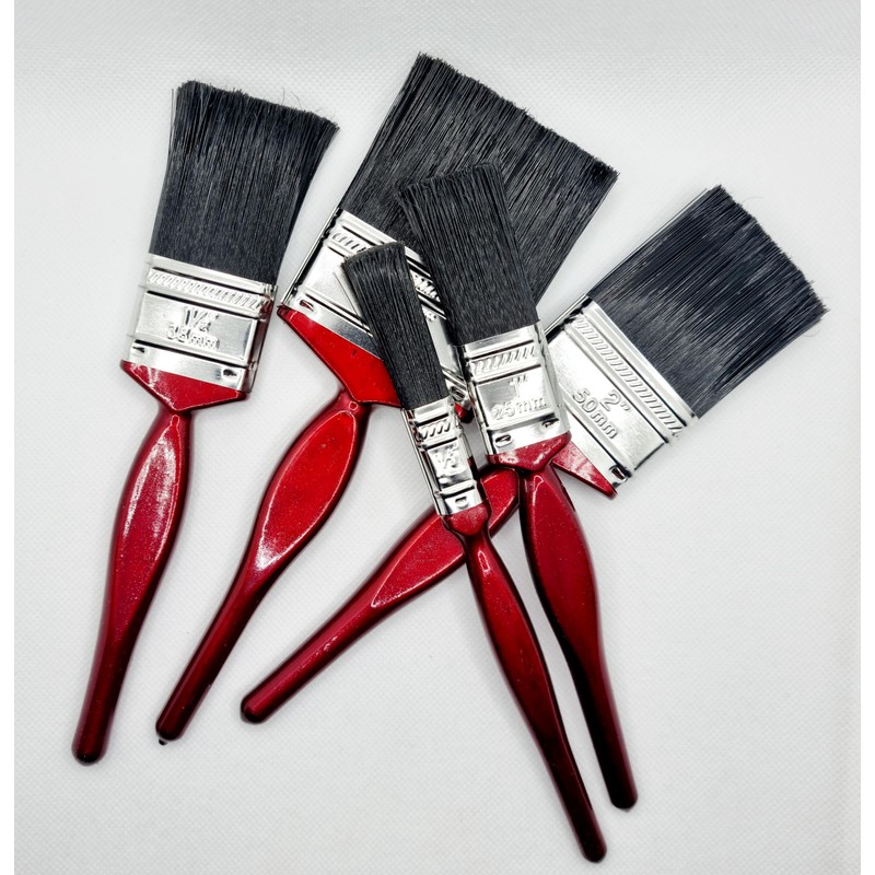 Kanta 5pc Professional Paint Brushes with No Loss of Bristle