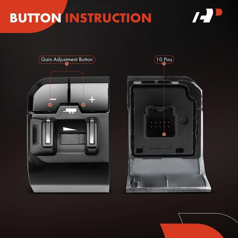 A-Premium Trailer Brake Controller Module with Switch Kit, Compatible with