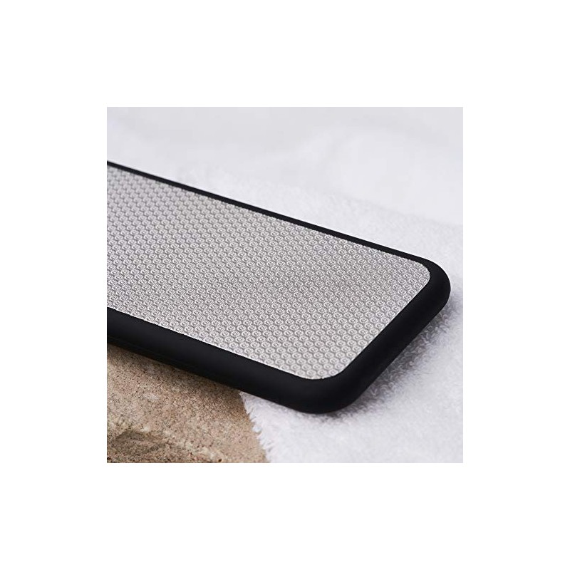 Lima profesional para pies de acero inoxidable cortada con láser.