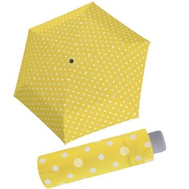Doppler Mini Children's Pocket Umbrella Dots, yellow, Pocket umbrella super mini