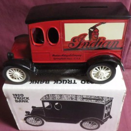Ertl INDIAN MOTORCYCLES,  1/32 ERTL I920 TRUCK BANK