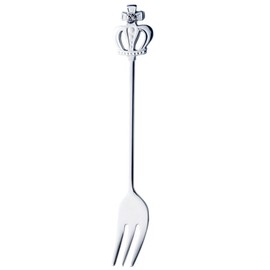 Takakuwa Metal 003006 Royal Crown, Clear Himefork, Silver