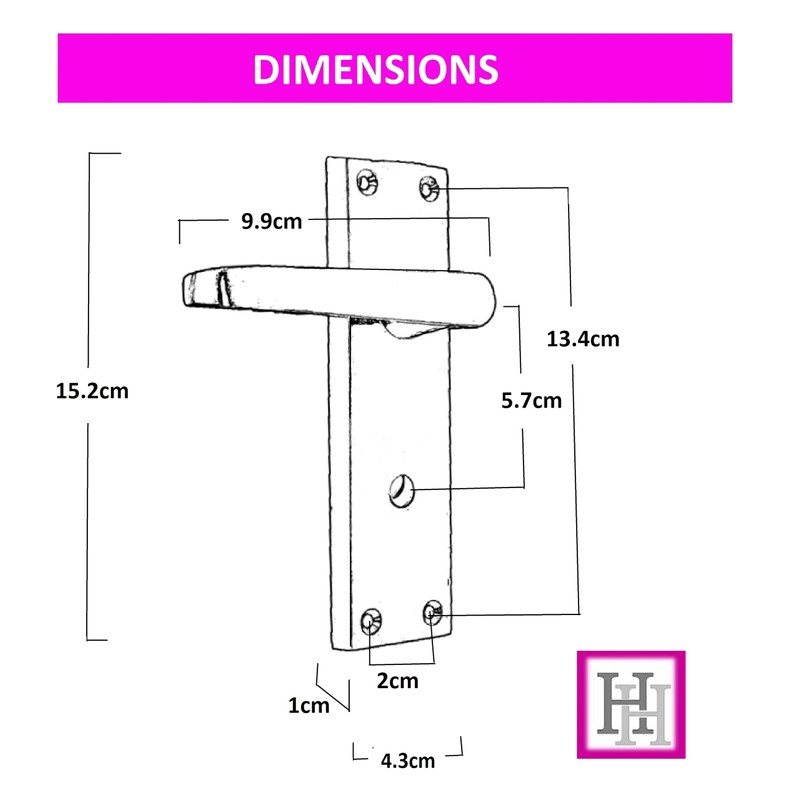Door Handle Sets Victorian Straight Bathroom Lock Handles Sets Brass