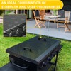 HECASA Griddle Hard Top Lid Black Grill Cover with Handle