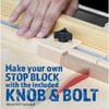Fulton DIY 17" Crosscut Sled for Table Saw Kit w/Predrilled