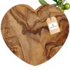 HOFMEISTER® Heart-Shaped Board Made of Olive Wood, 21 cm