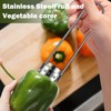 1 Pcs Red Bell Pepper Seed Corer,Pepper Corer,For Removing Fruit
