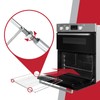 SPARES2GO Adjustable Extendable Grill Shelves with New Locking Nut for