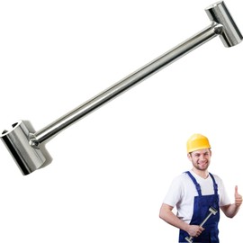 JQHUJNY Door Hinge Gap Adjusting Wrench Tool, Upgraded Rolled Steel Doors Hinge Adjustment Tool, 23-25mm Hinges Gap Adjusting Wrench, Rust-Proof Doors Jamb Hinges Jig, Light Sliver