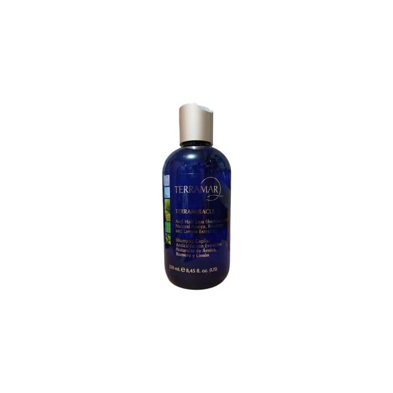 TERRAMAR Terramiracle Shampoo Anticaída Natural, Extractos de Árnica, Romero y