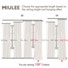 MIULEE 100% Blackout Curtains 108 Inch Long 2 Panels Set
