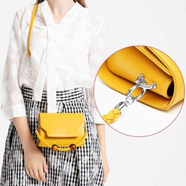 Round Carabiner Hooks, 28 cm Metal Round Carabiner Snap Spring Snap Clips Round Spring O-Ring Carabiner Hook Key Rings for Keys Organisation