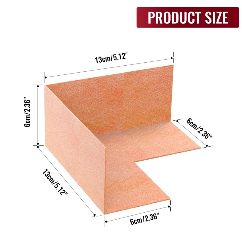 Muschbath 8 Pack Inside Waterproof Membrane, Waterproofing Membrane Seamlessly Fits