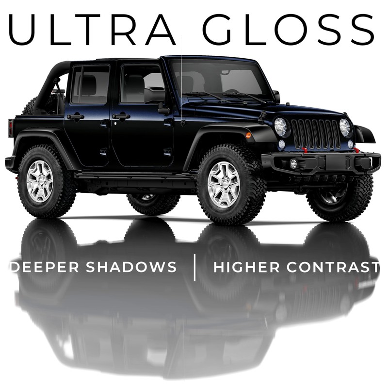 VViViD+ Ultra Gloss Midnight Metallic Blue Vinyl Car Wrap (6ft
