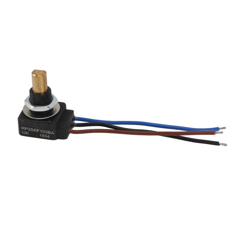 Rotary Potentiometer with Connector Wire 10K Ohm Linear Taper Adjustable