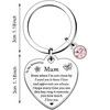 HULALA Mum Gifts Keyring Keychain Key Ring For Mothers Day