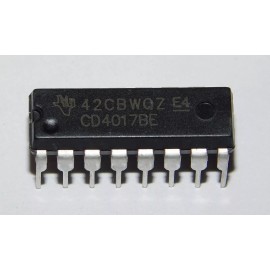 10PCS CD4017BE CD4017 CMOS Decade Counter with Decoded Outputs