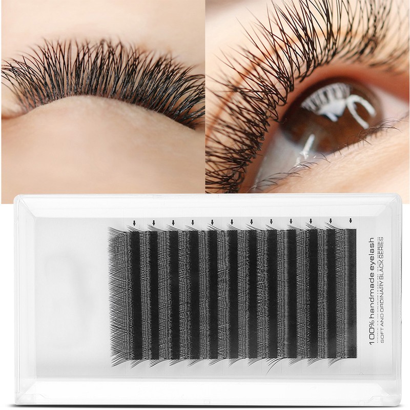 0.07mm YY Shaped Dense False Eyelashes Eyelash Extension Grafting False