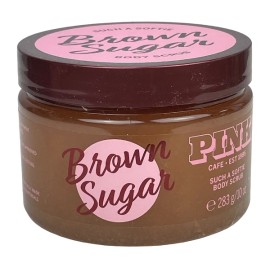 VICTORIA'S SECRET PINK BROWN SUGAR BODY SCRUB EXFOLIANT 10 oz 283g NEW