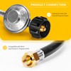 GasSaf 3FT Propane Regulator with Hose, Low Pressure Propane Gas