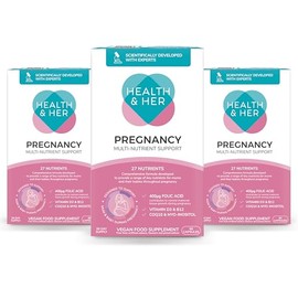 Health & Her Pregnancy Multivitamins for Women, Vegan, 90 Day Supply