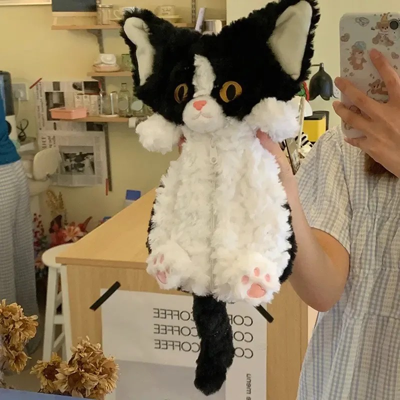 Yy Lindo Estuche For Lápices Con Forma De Gato ,.-
