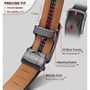 KEMISANT Men's Leather Belt Ratchet Automatic Buckle for Men Business