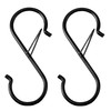 S-Shaped Hook with Lock, Hanging, for Kitchen, Bathroom, Veranda, Storage,