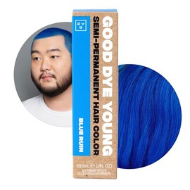 Good Dye Young Rayas y Hilos Color Semipermanente para El Cabello Acondicionador Protector Uv (Blue Ruin) - Libre de Ppd, Libre de Crueldad y Vegano, Dura 15-24+ Lavados