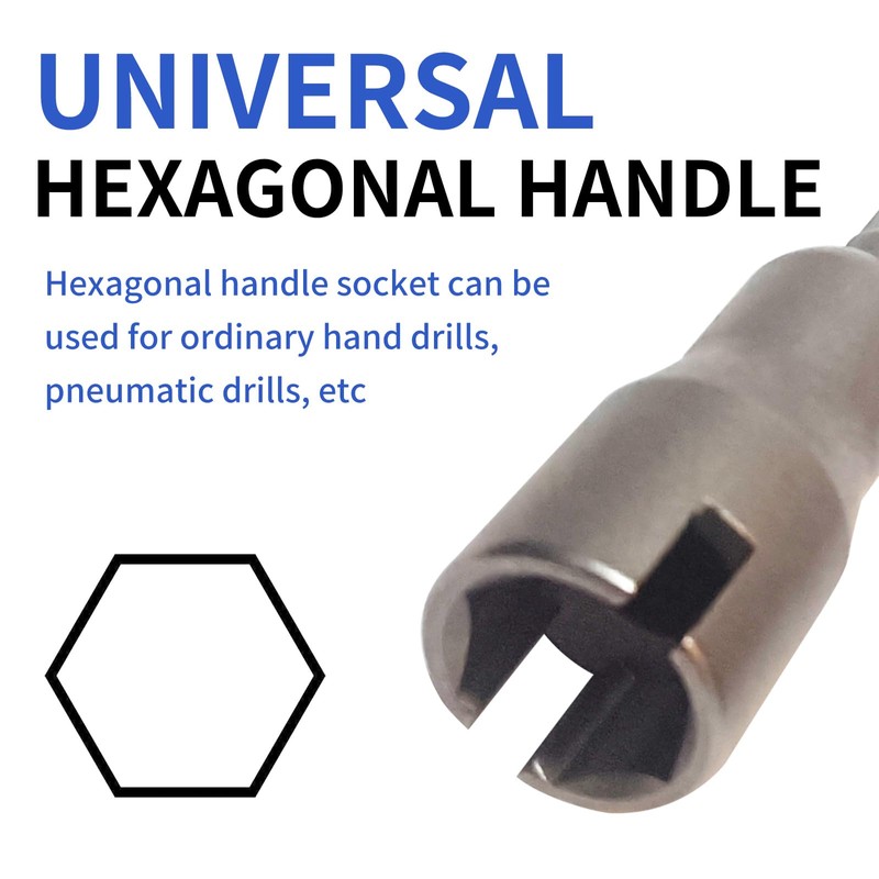 2 pcs Wing Nut Driver Set,Butterfly Hole Socket Wrench For