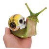 BESPORTBLE Garden Snail Decor Skull Statue Resin Ornament for Landscape