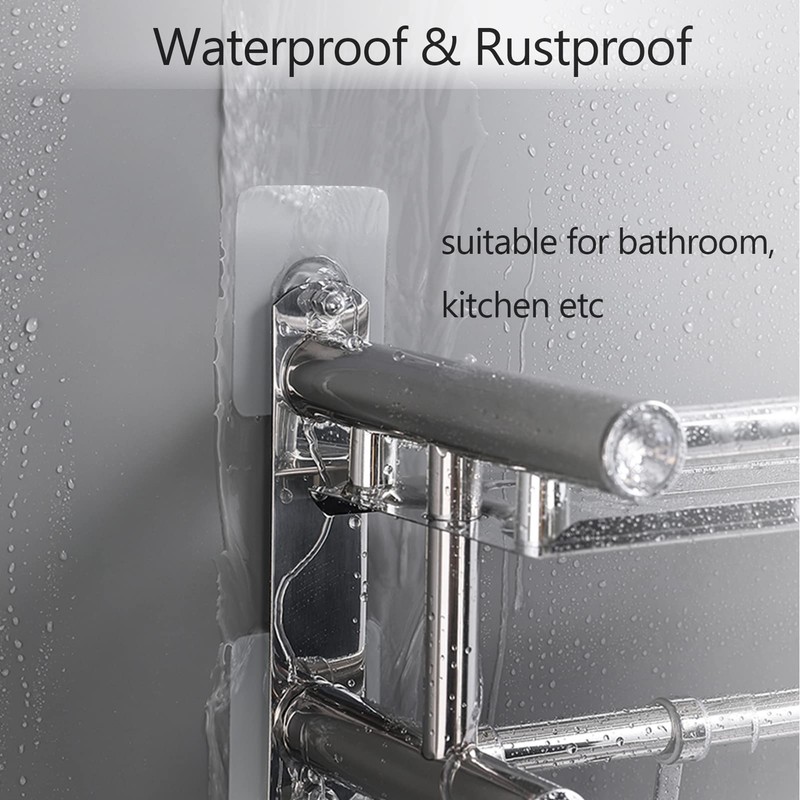 AIERSA Heavy Duty Adhesive Hooks, Wall Hooks for Hanging, Screw